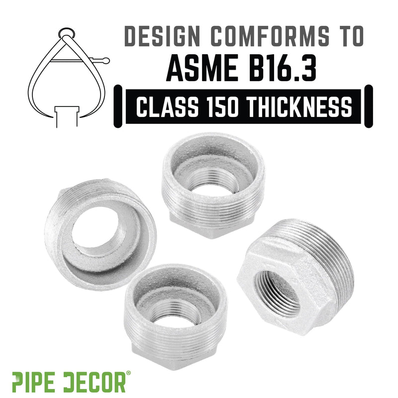 1 1/2 in. x 1 1/4 in. Galvanized Iron Bushing