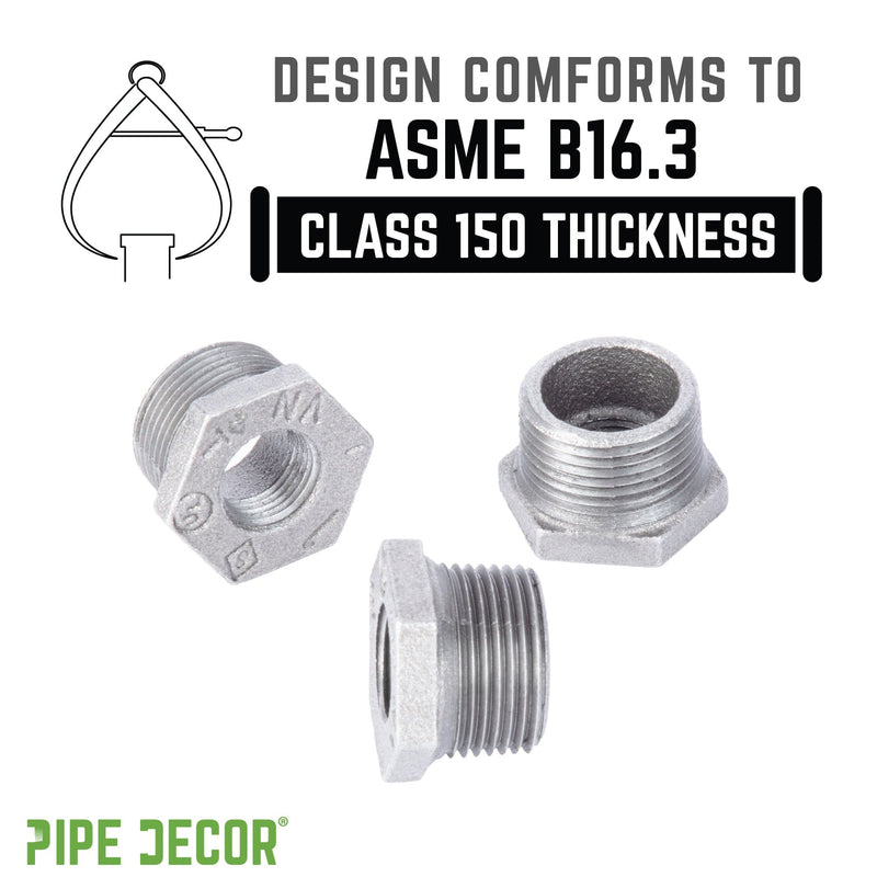 1  in. x 1/4 in. Galvanized Iron Bushing