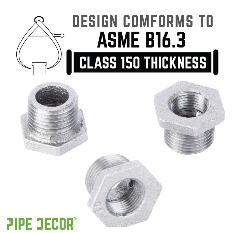 1/2 in. x 3/8 in. Galvanized Iron Bushing