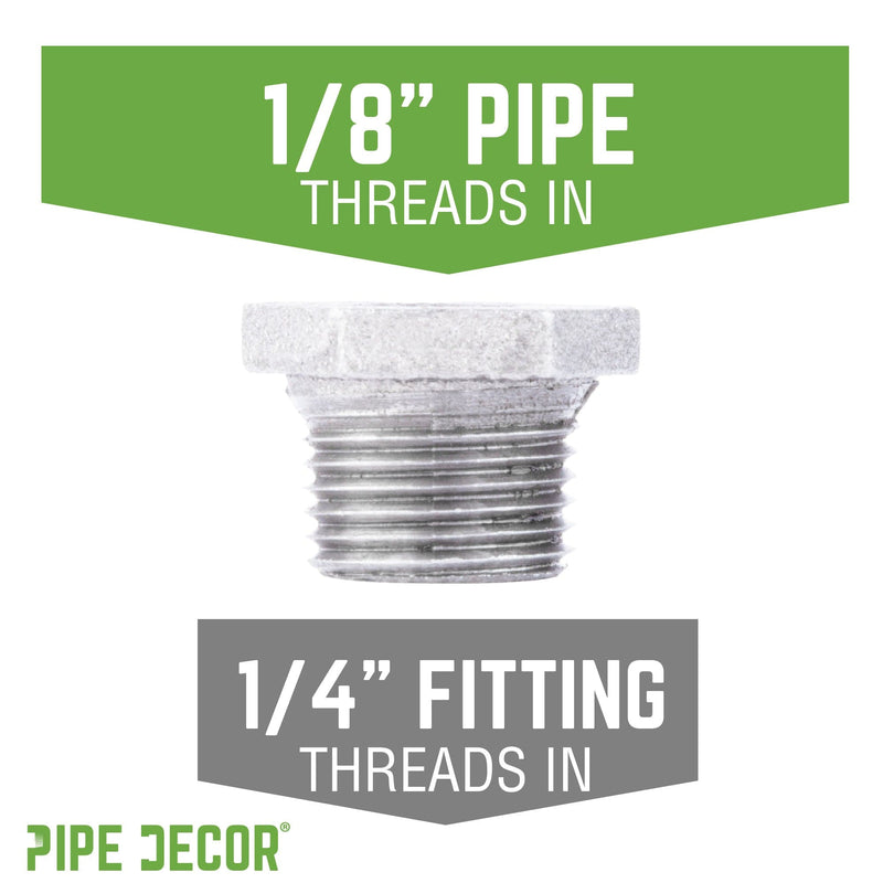 1/4 in. x  1/8 in. Galvanized Iron Bushing