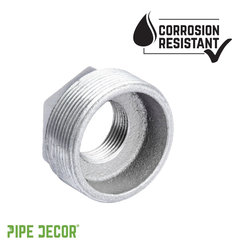 2 in. x 3/4 in. Galvanized Iron Bushing