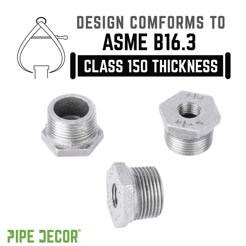 3/4 in. x 1/4 in. Galvanized Iron Bushing