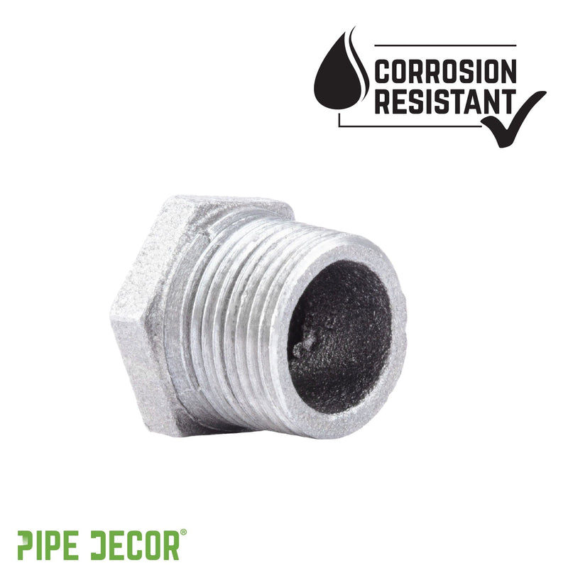 Buje de hierro galvanizado de 3/4 pulg. x 1/8 pulg.