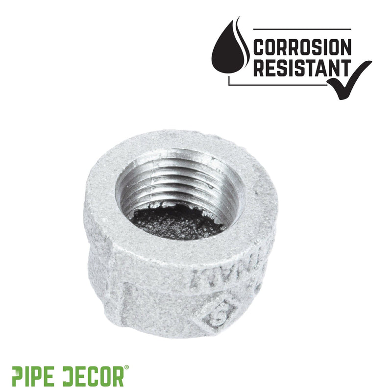 1/2 in. Galvanized Iron Cap