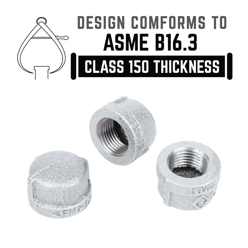 1/4 in. Galvanized Iron Cap