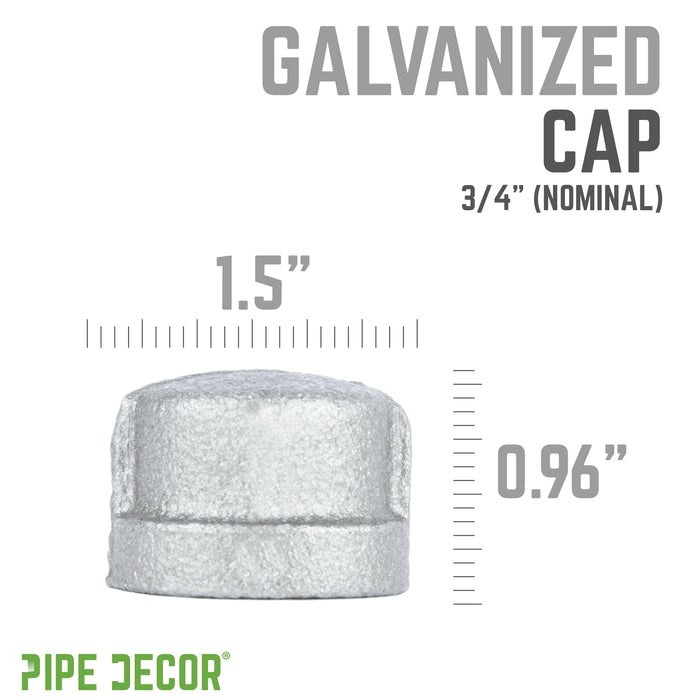 3/4 in. Galvanized Iron Cap