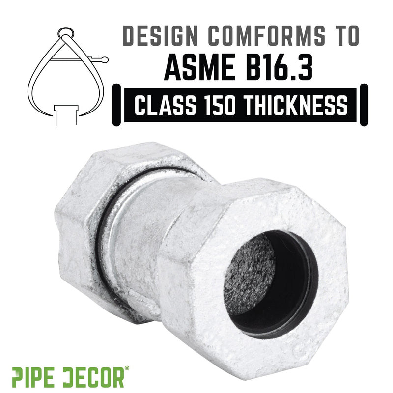 1 in. Galvanized Iron Compression Coupling