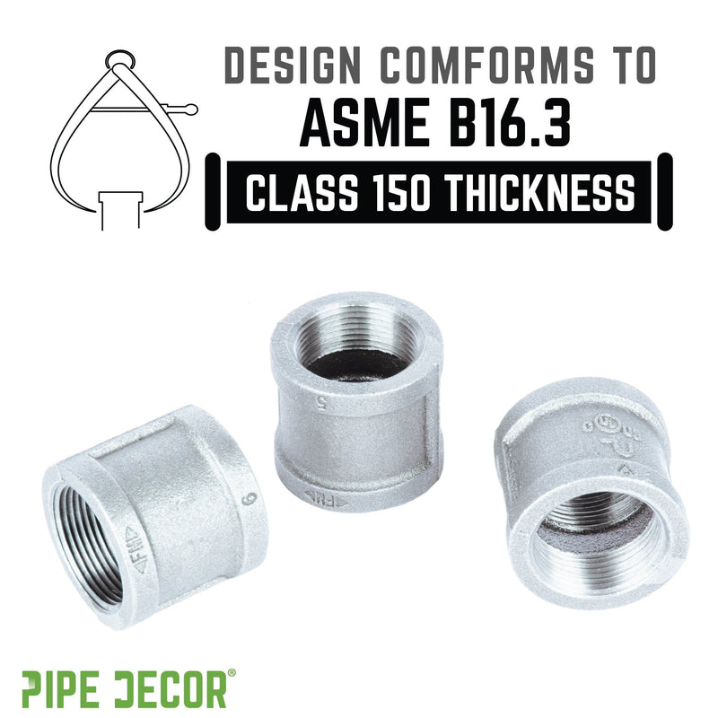 1 1/2 in. Galvanized Iron Coupling