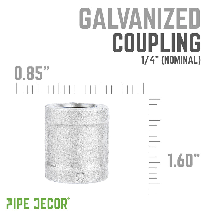 1/4 in. Galvanized Iron Coupling