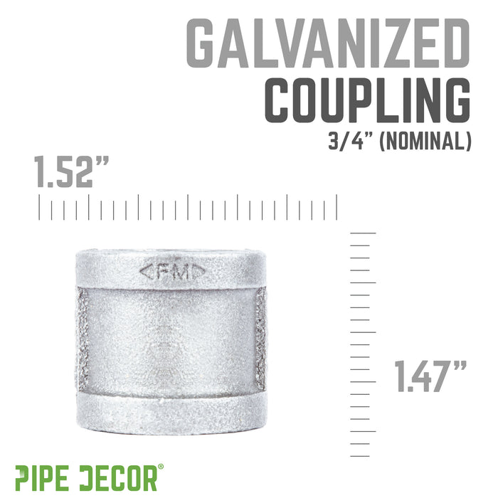 3/4 in. Galvanized Iron Coupling