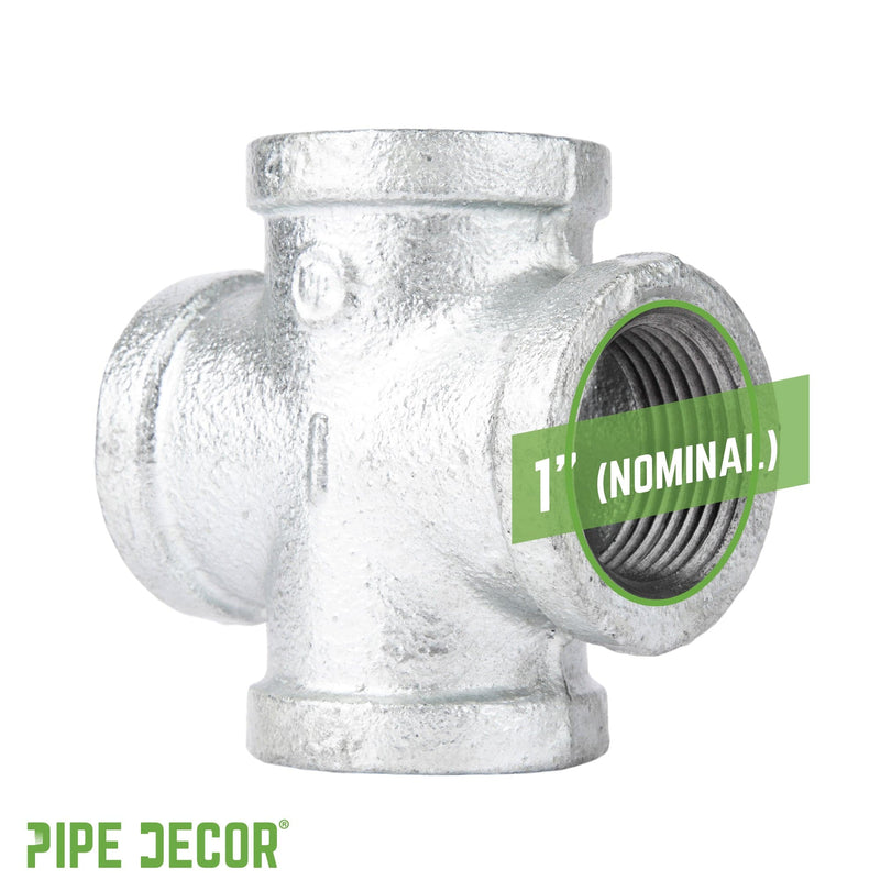 1 in. Galvanized Iron Cross