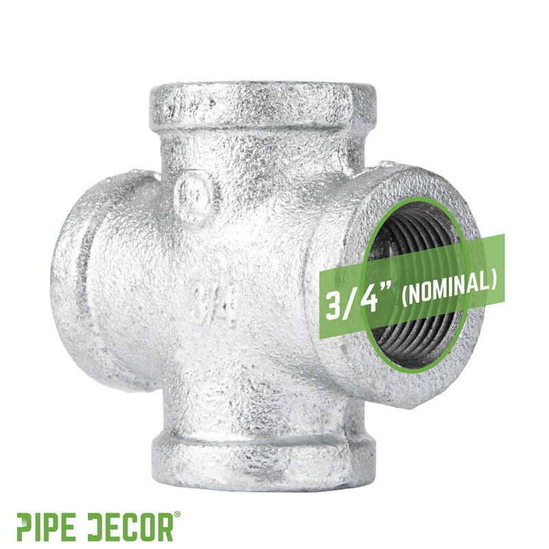 3/4 in. Galvanized Iron Cross