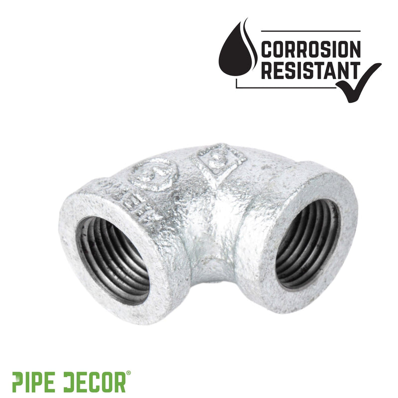 1/4 in. Galvanized Iron 90 Degree Elbow