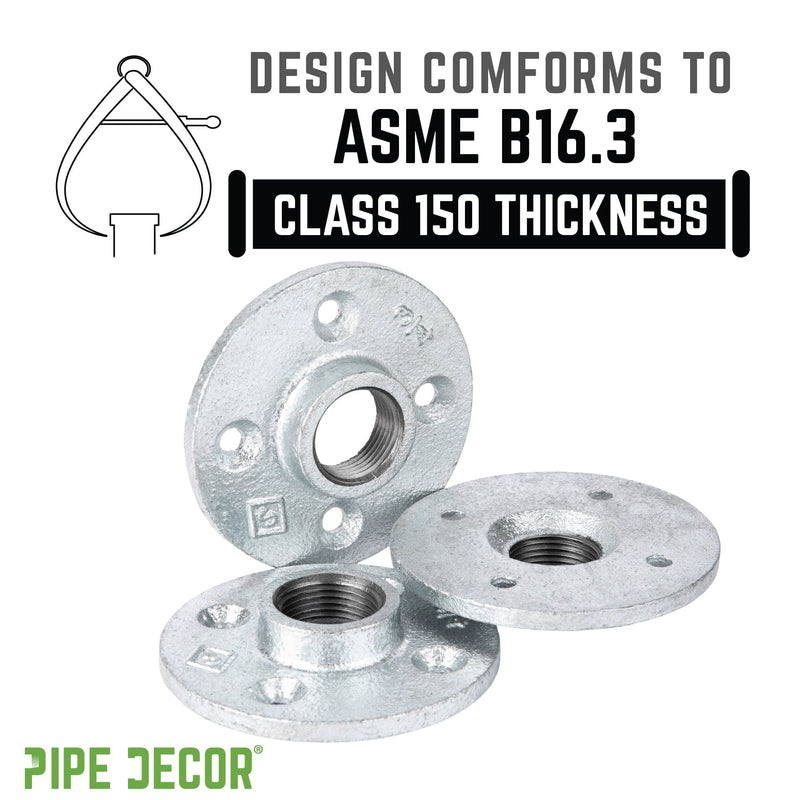 1 in. Galvanized Iron Floor Flange