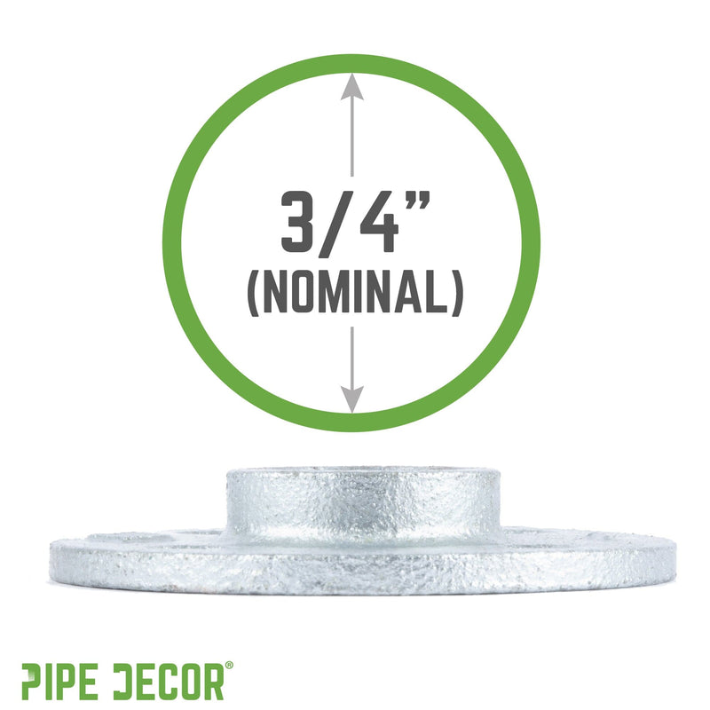3/4 in. Galvanized Iron Floor Flange