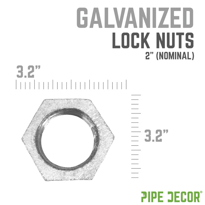2 in. Galvanized Iron Locknut