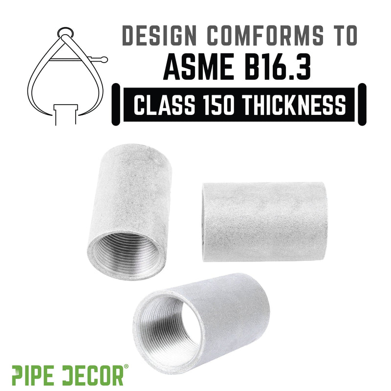 1/4 in. Galvanized Steel Merchant Coupling