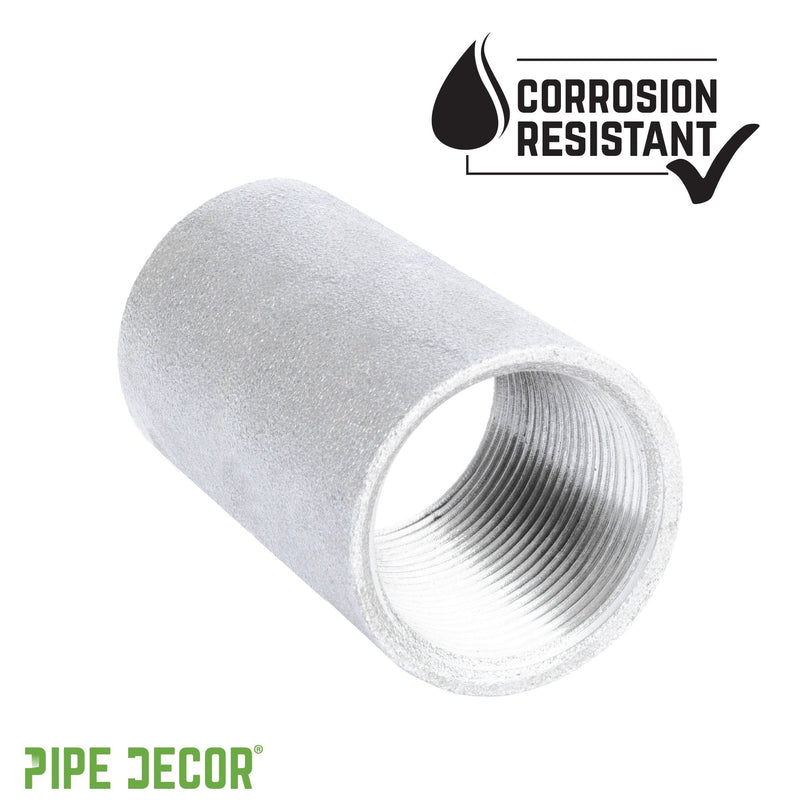 1/4 in. Galvanized Steel Merchant Coupling