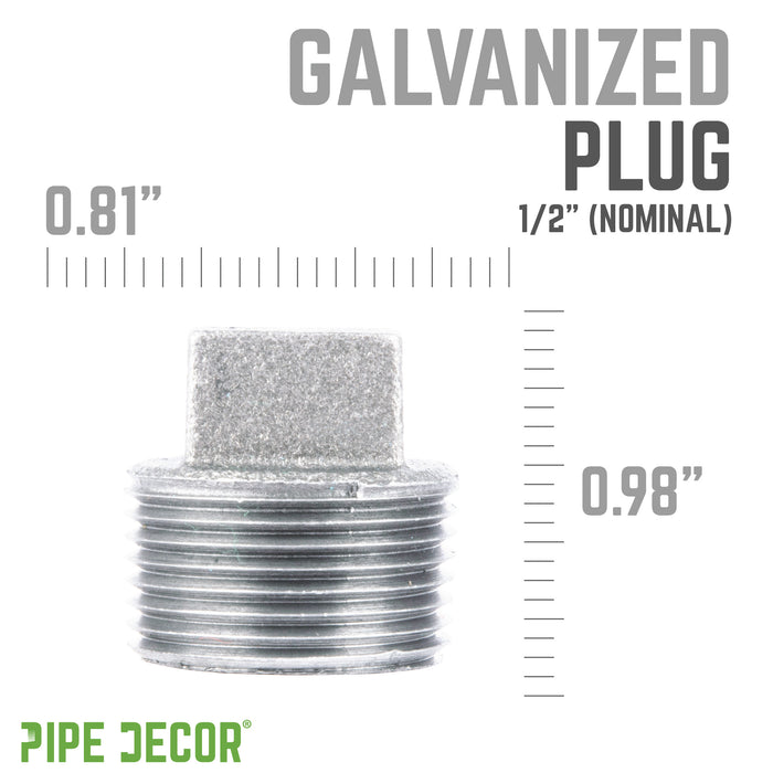 1/2 in. Galvanized Iron Plug