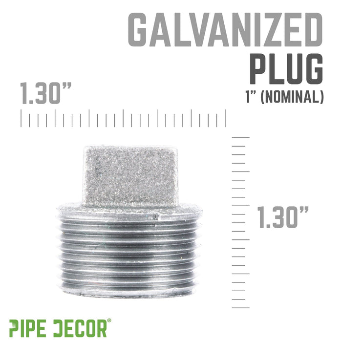 1 in. Galvanized Iron Plug