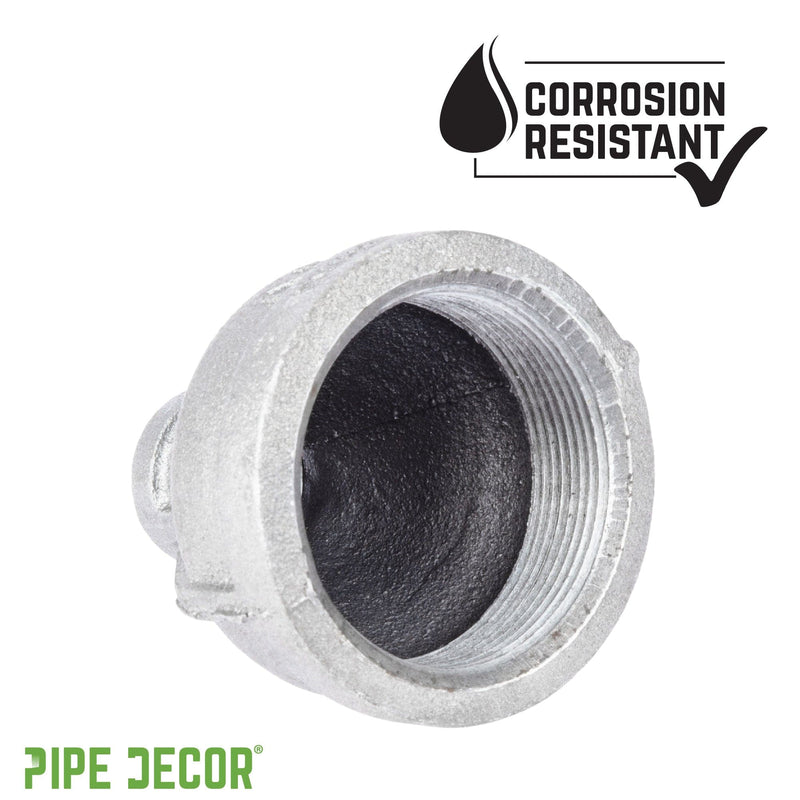 2 in. x 1/2 Galvanized Iron Reducing Coupling