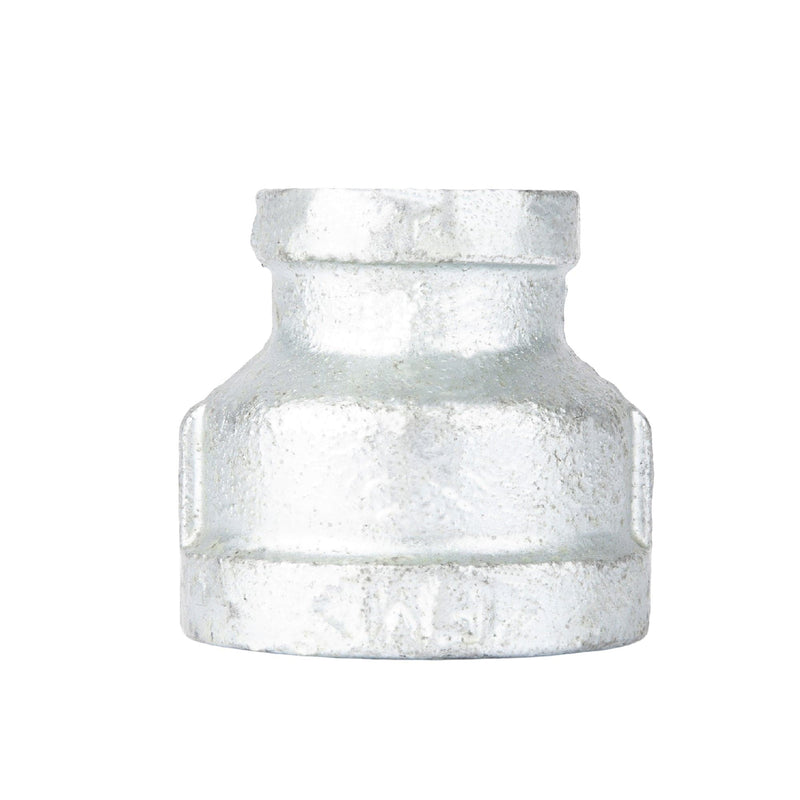 Raccord réducteur en fonte galvanisée de 1/2 po x 1/4 po