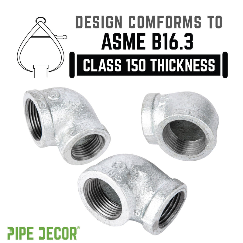 1 1/2 in. x 1 1/4 in. Galvanized Iron Reducing Elbow