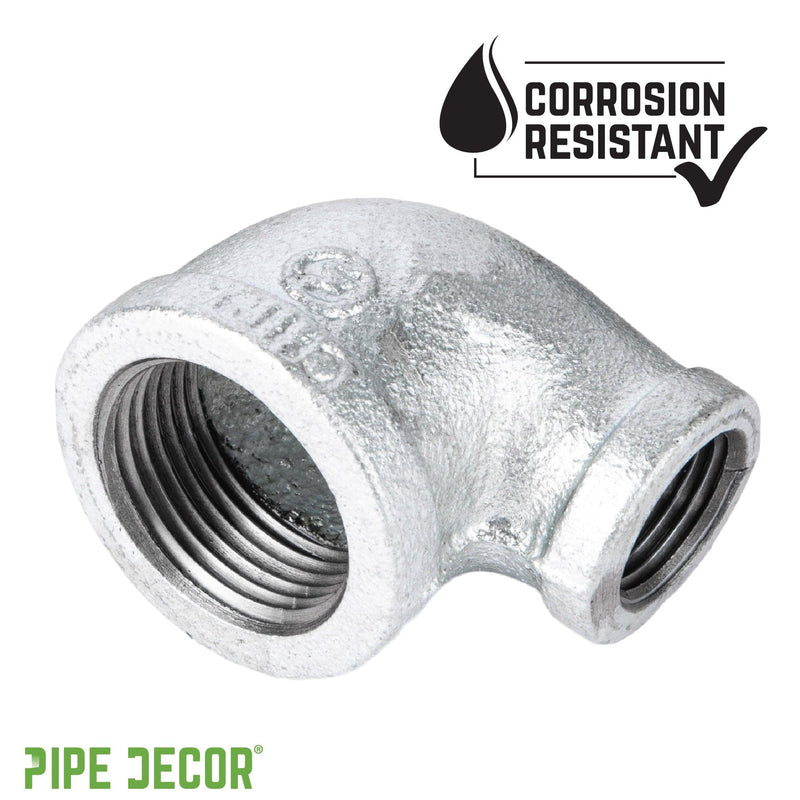 1 in. x 3/4 in. Galvanized Iron Reducing Elbow