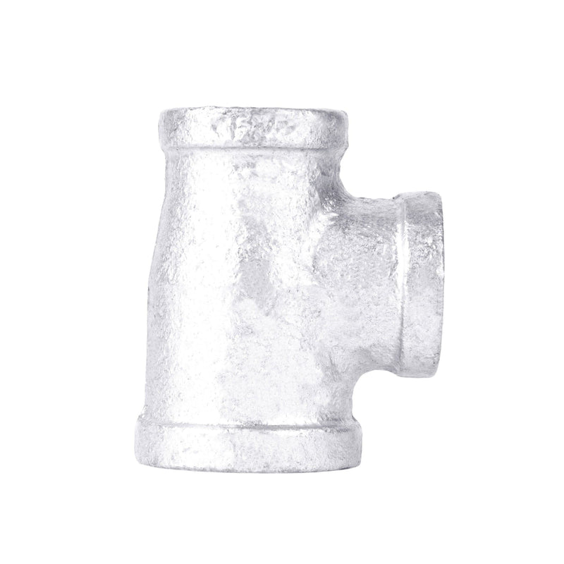 Té réducteur galvanisé 3/4 po x 1/2 po x 1/2 po