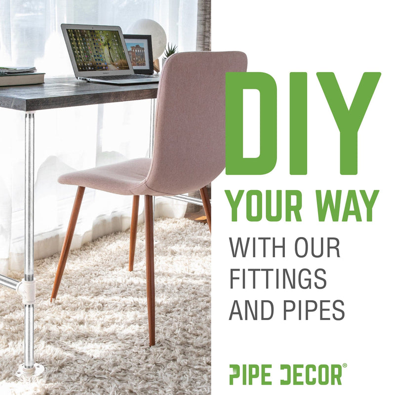 Té en fer galvanisé de 1 1/2 po