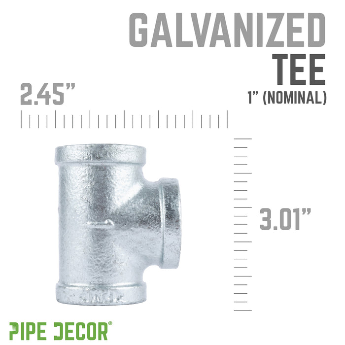 1 in. Galvanized Iron Tee