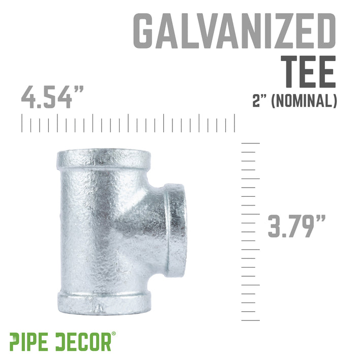 2 in. Galvanized Iron Tee