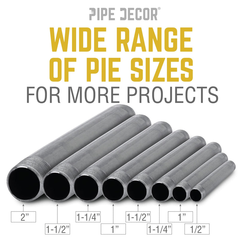 Tubo negro de 1 pulg. x 5 1/2 pulg.