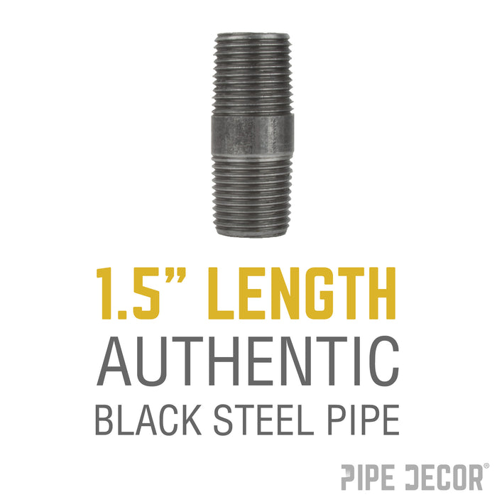 1/4 in. x 1 1/2 in. Black Pipe