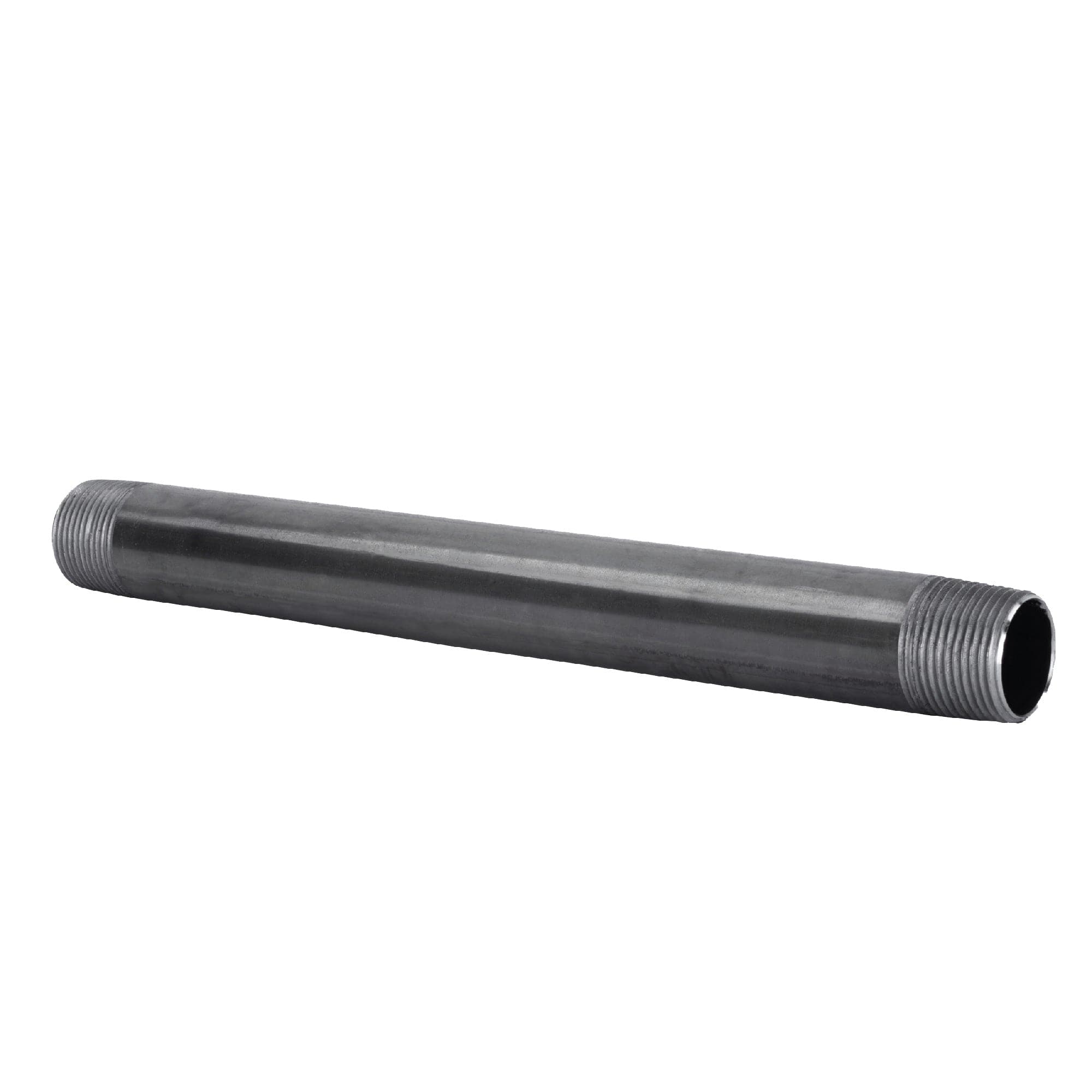 3/8 in. L Black Malleable Iron Pipe Cap, Threaded Fitting 150 lbs.  Application (10-Pack)