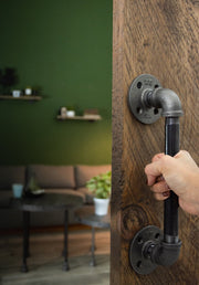 1/2 in. x 8 in. Barn Door Handle - 12.5 In L - Pipe Decor