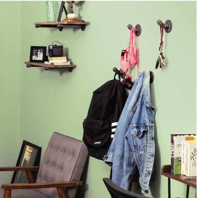 Wall Hook 4 Pack By PIPE DECOR - Pipe Decor