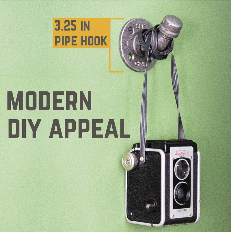 Wall Hook 4 Pack By PIPE DECOR - Pipe Decor