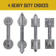 3/4 in. Classic Barn Door Handle - 11 In. L - Pipe Decor