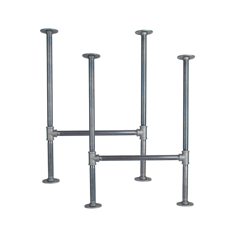 3/4 in. H Pipe Desk Legs - 2 Pack