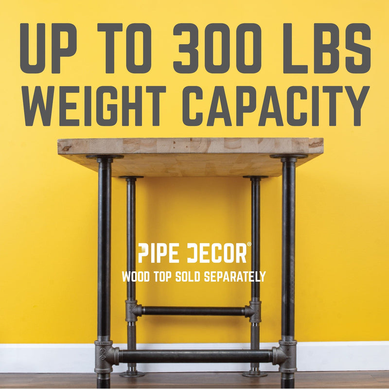 3/4 in. H Pipe Desk Main. Leg - 1 Leg