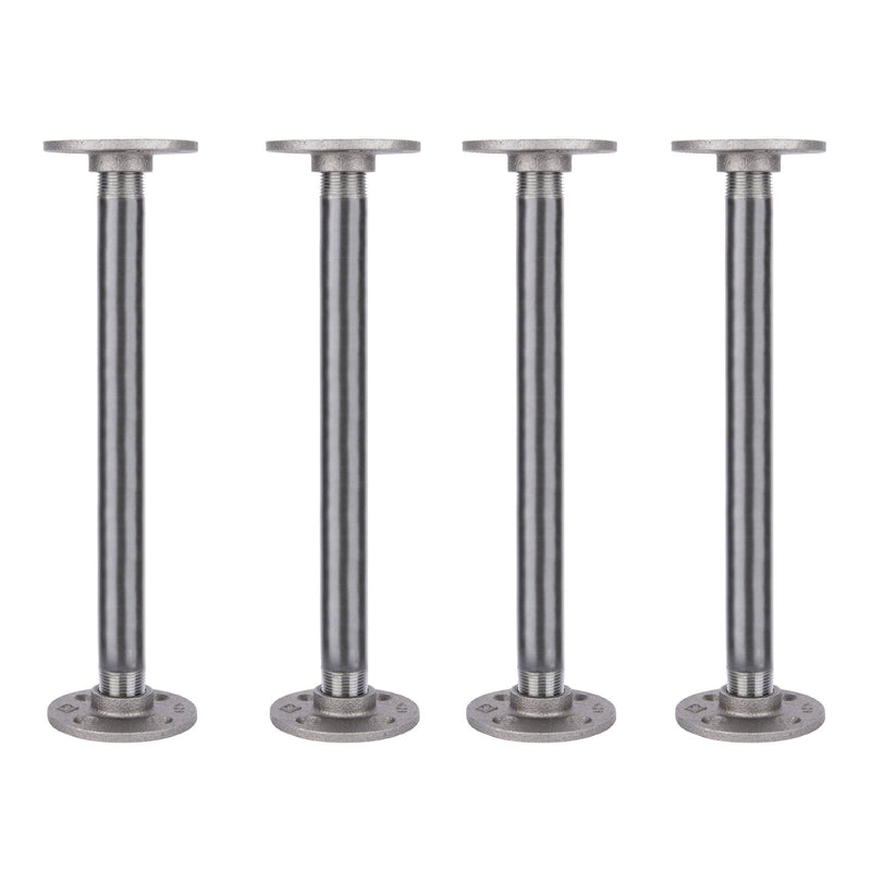 ¾ in. x 12 in. Round Flange Pipe Table Legs - 4 Pack