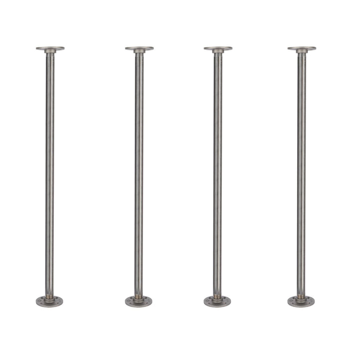 ¾ in. x 30 in. Round Flange Pipe Table Legs - 4 Pack