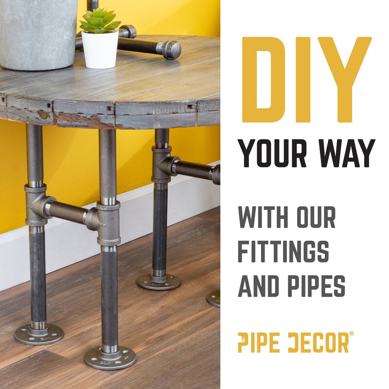 Accesorio negro de 6 vías de 3/4 pulg.