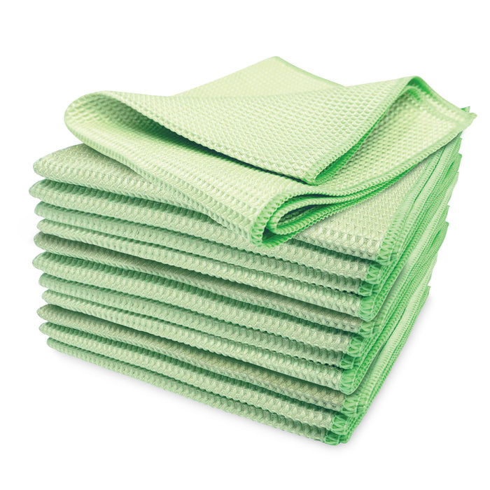 Microfiber Cleaning Cloth, Multi-purpose Lint-Free Towels, 12-Pack