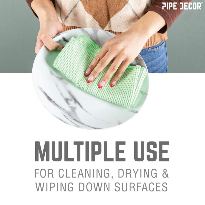 Microfiber Cleaning Cloth, Multi-purpose Lint-Free Towels, 4-Pack