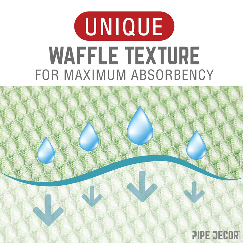 Microfiber Cleaning Cloth, Multi-purpose Lint-Free Towels, 4-Pack