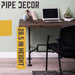 O Design Desk By PIPE DECOR - Pipe Decor