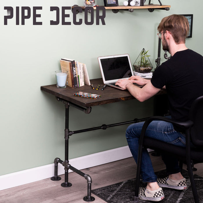 M Design Desk By PIPE DECOR - Pipe Decor