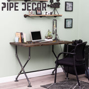 X Desk By PIPE DECOR - Pipe Decor